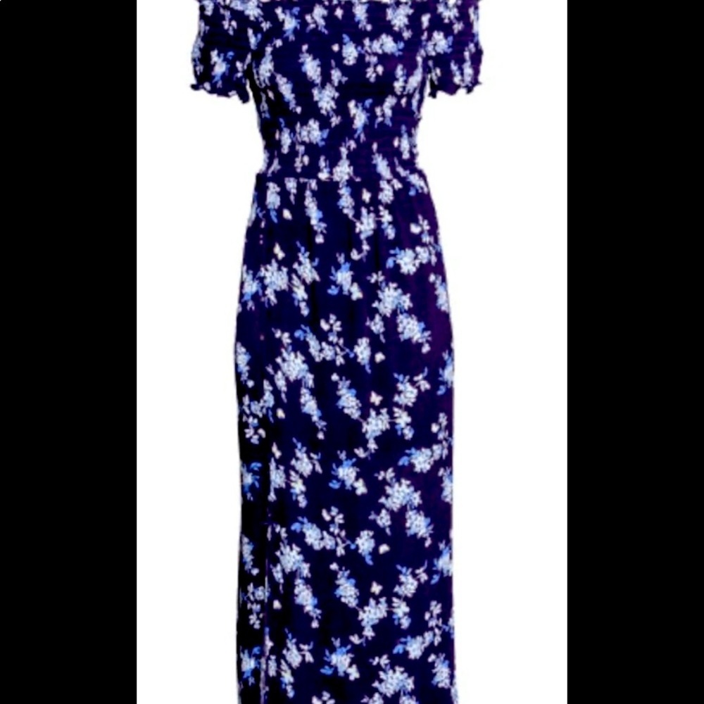 H&M blue Maxi Dress size 2 EUC